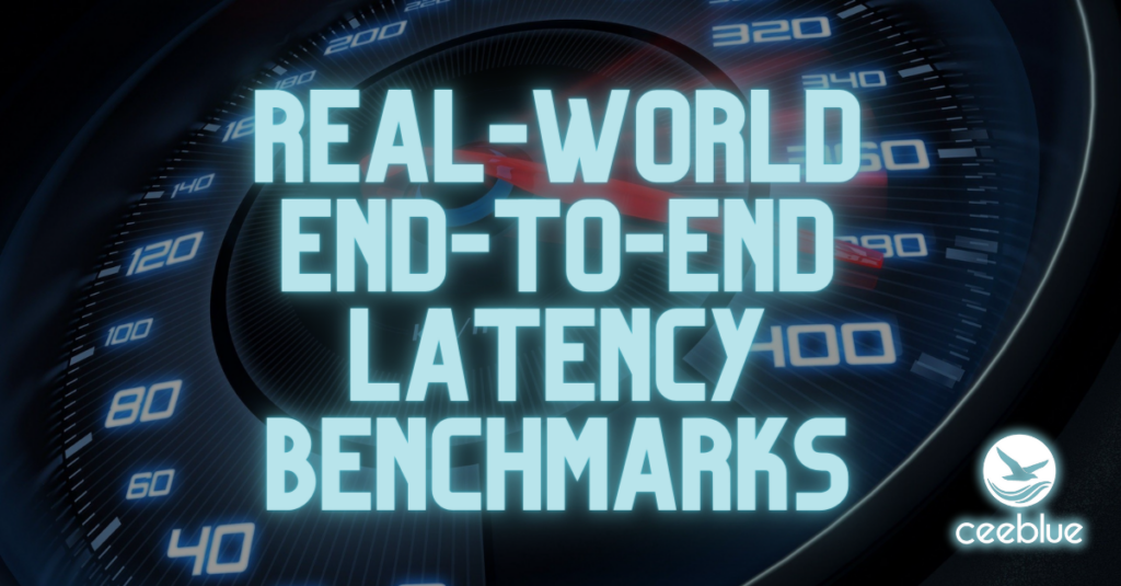 Real-World End-to-End Latency Benchmarks - Ceeblue